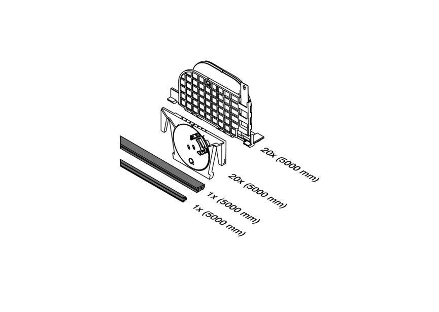 Joints, cales et Q-disc, réglable, EG Smart