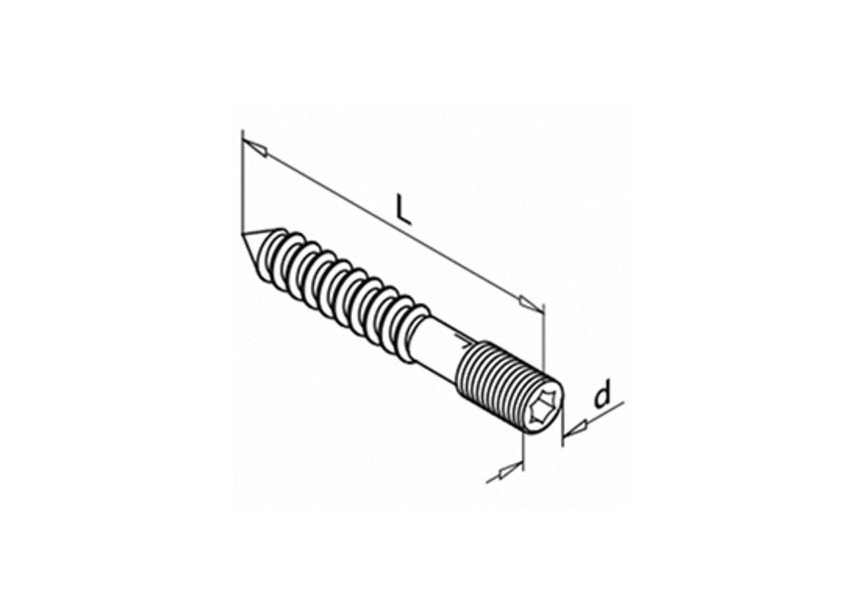 Vis à double filetage, QS-85