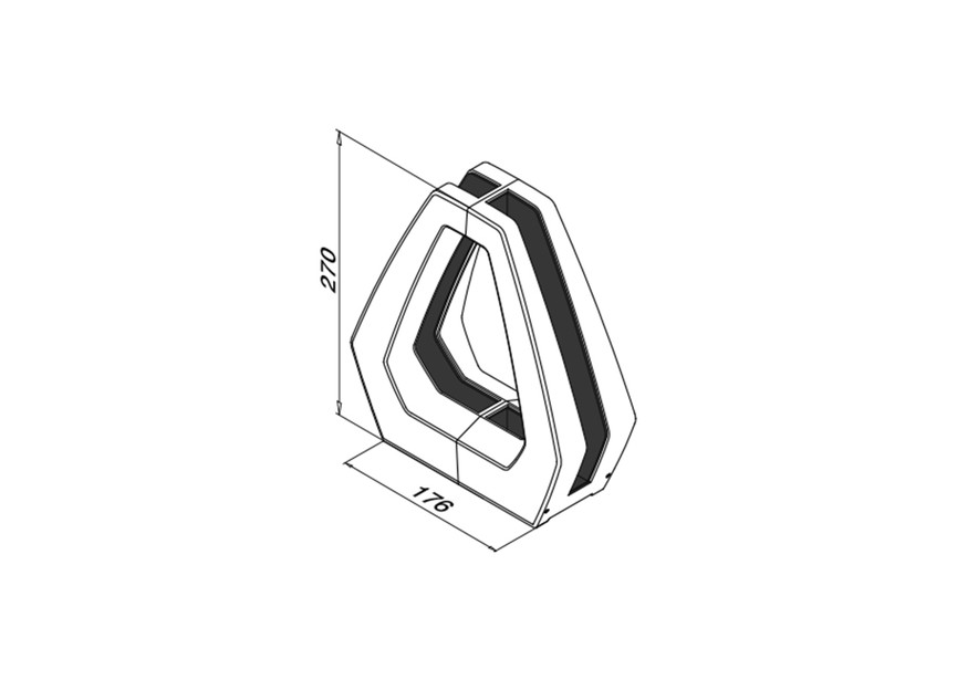 146500-12~~EG Air,vloerglasklem, 15-21,52mm glas,rvs316,geborsteld