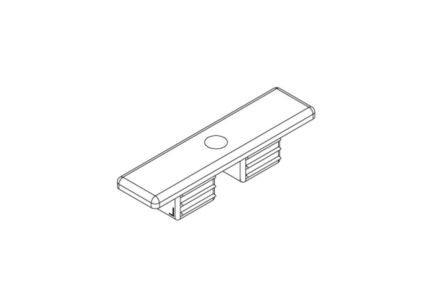 Embout,Easy Hit,pour poteau Easy Alu,RAL7016