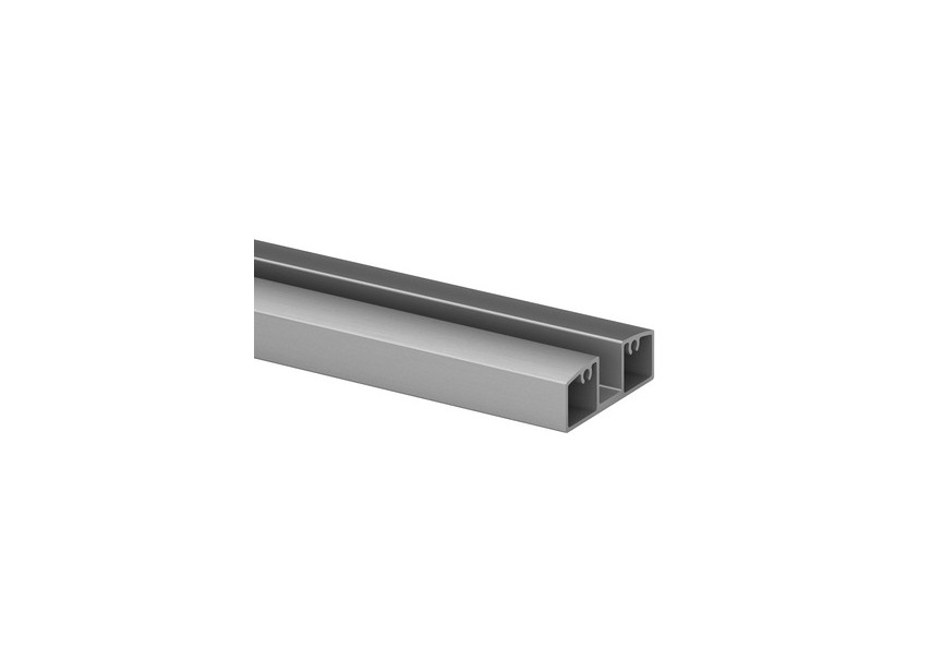 Glasrail, Easy Alu, onder, 55x25 mm