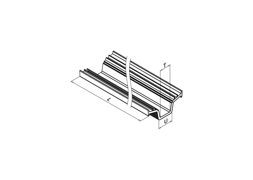 Rubberprofiel voor Easy Alu  glasframebuis