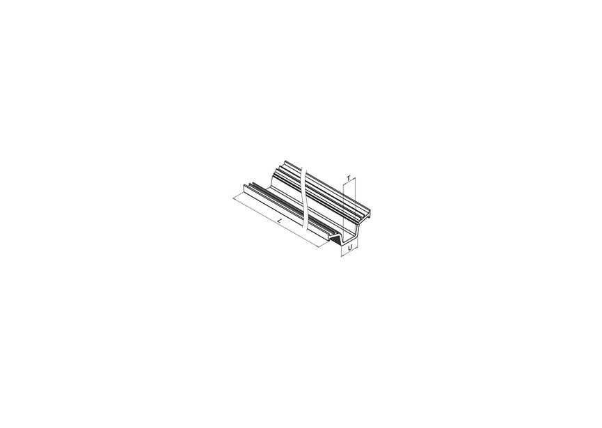 Rubberprofiel voor Easy Alu  glasframebuis